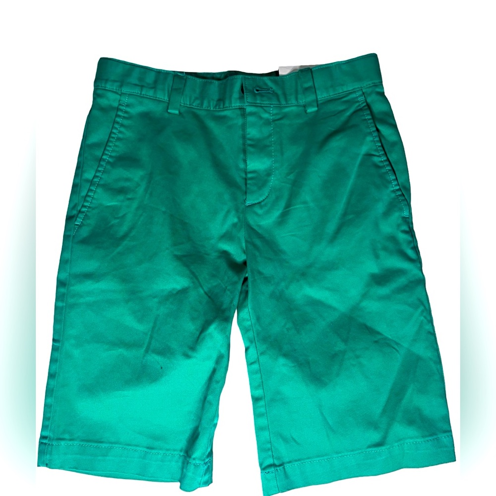 BROOKS BROTHERS 💥NEW NWT💥 boys adjustable waist green shorts Size 8